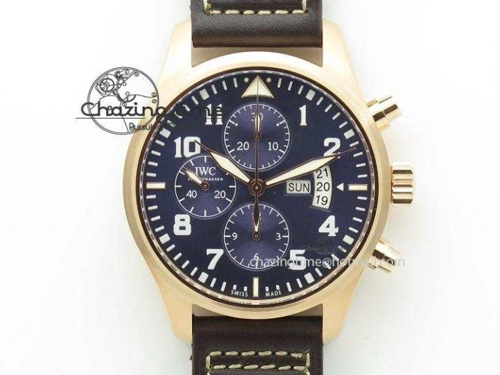 MIROTIME 0501 Breathable Da Vinci IW393402 SS ZF 1:1 Best Edition Blue Dial On Black Leather Strap A 7211